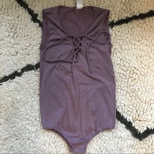 Purple Stretch Bodysuit